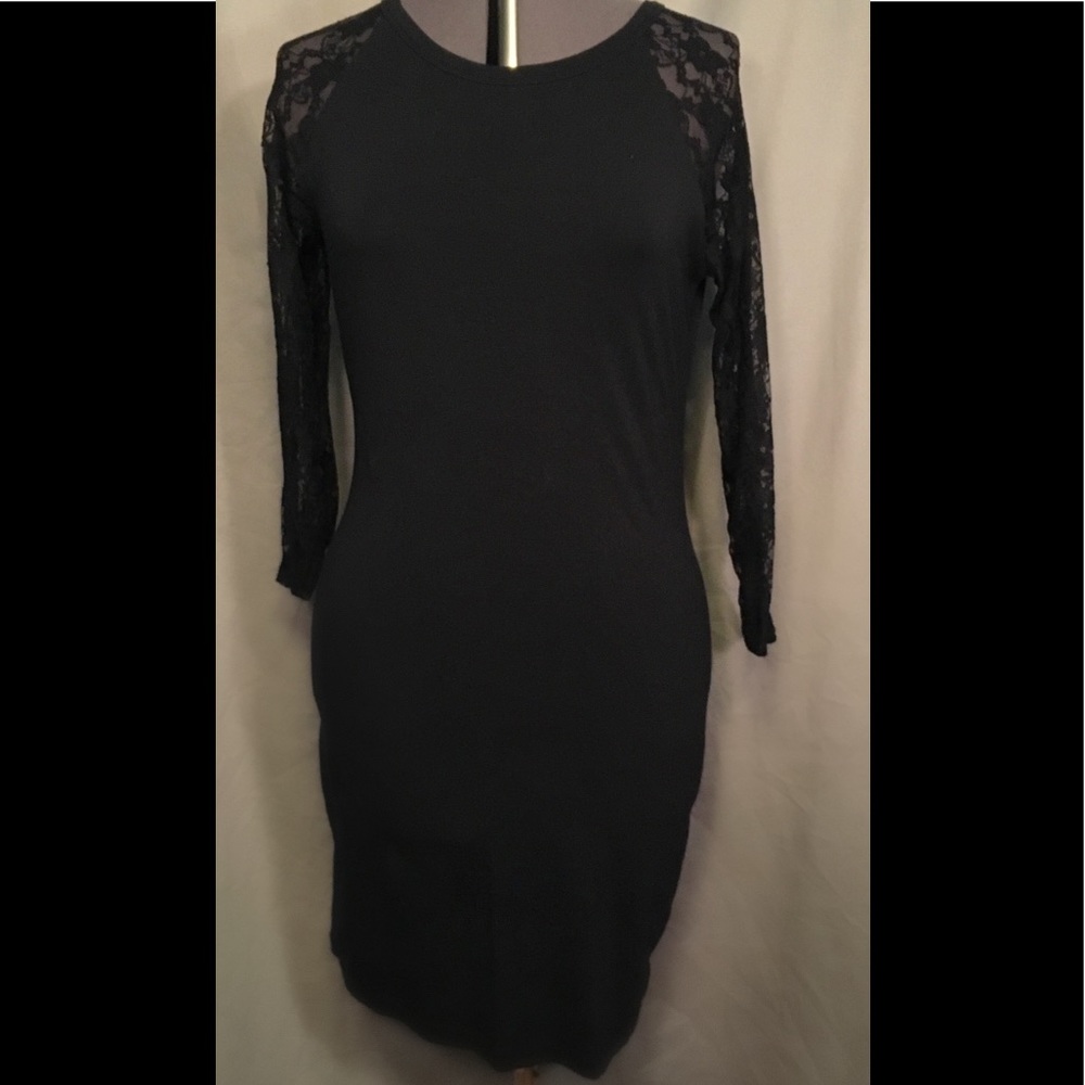 Body con black dress